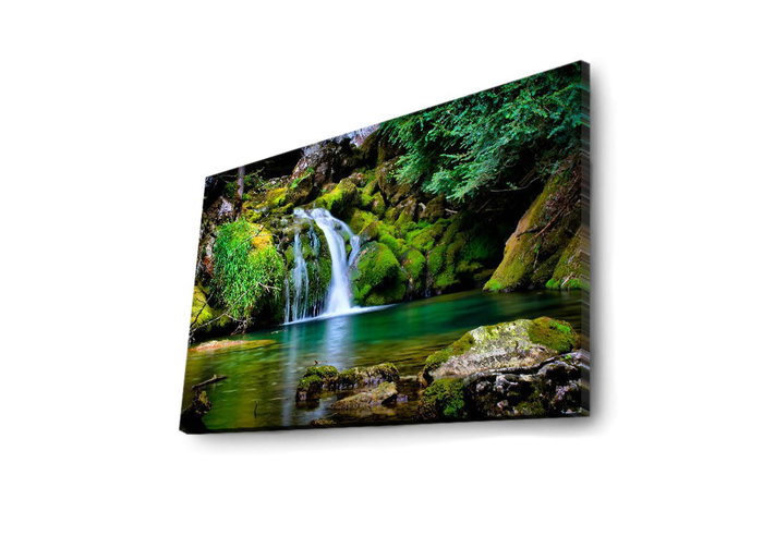 Wallity Lienzo Decorativo Iluminado con LEDs 45 x 70 cm Multicolor Wallity Lienzo Decorativo Iluminado con LEDs 45 x 70 cm Multicolor